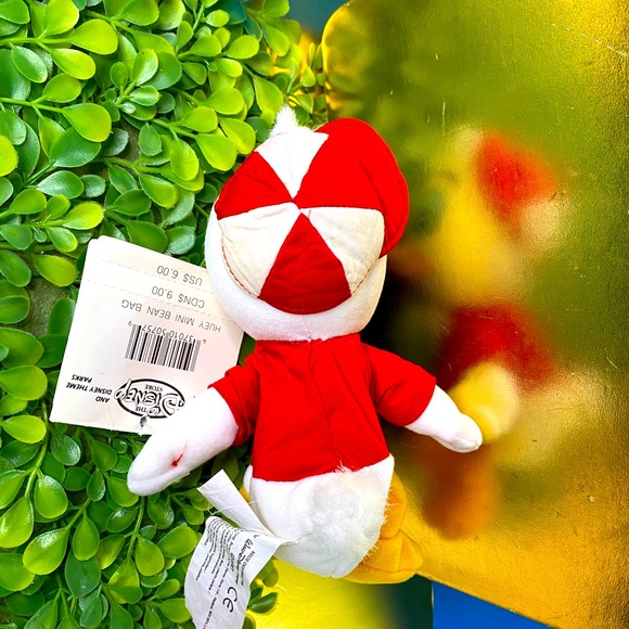 DISNEY EXCLUSIVE VTG 90s DONALD DUCK’S HUWEY LOUIE & DEWEY BEAN BAG PLUSH 7” - Picture 11 of 12